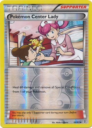 Pokémon Center Lady 68/83 - Reverse Holo