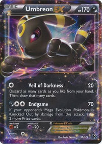 Umbreon EX 55/124-Kantocards