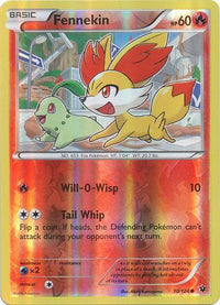 Fennekin 10/124 - Reverse Holo-Kantocards