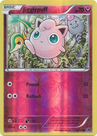 Jigglypuff 65/124 - Reverse Holo