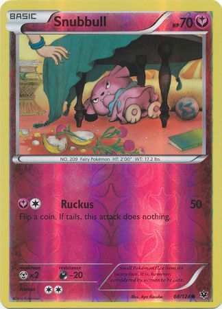 Snubbull 68/124 - Reverse Holo
