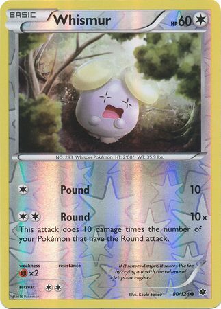 Whismur 80/124 - Reverse Holo