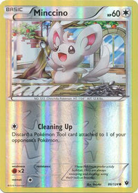 Minccino 86/124 - Reverse Holo-Kantocards