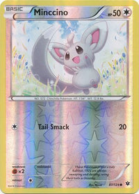 Minccino 87/124 - Reverse Holo-Kantocards