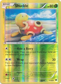 Shuckle 1/124 - Reverse Holo-Kantocards