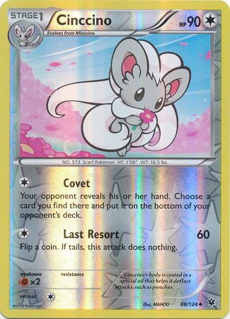 Cinccino 88/124 - Reverse Holo