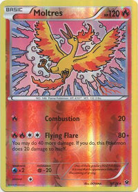 Moltres 9/124 - Reverse Holo-Kantocards