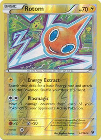 Rotom 24/124 - Reverse Holo-Kantocards
