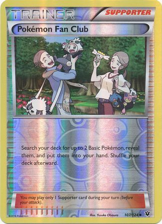 Pokémon Fan Club 107/124 - Reverse Holo