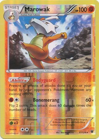 Marowak 37/124 - Reverse Holo