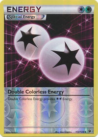 Double Colorless Energy 114/124 - Reverse Holo-Kantocards
