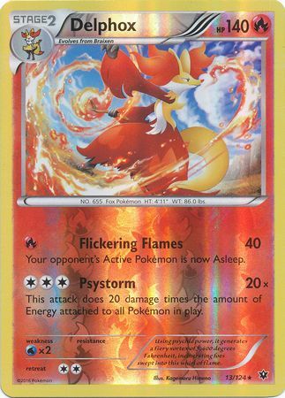 Delphox 13/124 - Reverse Holo