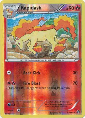 Rapidash 17/114 - Reverse Holo