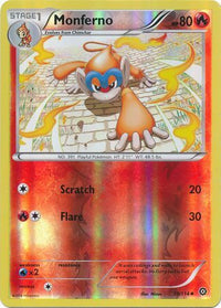 Monferno 19/114 - Reverse Holo-Kantocards