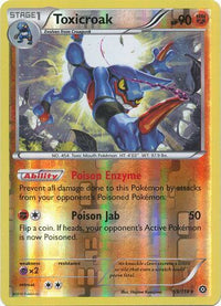 Toxicroak 59/114 - Reverse Holo-Kantocards