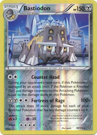 Bastiodon 70/114 - Reverse Holo-Kantocards