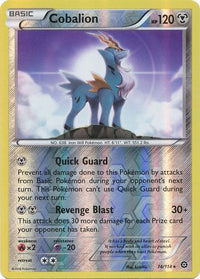 Cobalion 74/114 - Reverse Holo-Kantocards
