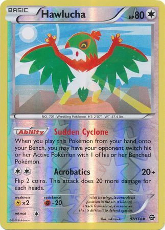Hawlucha 97/114 - Reverse Holo