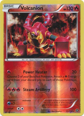 Volcanion 25/114 - Reverse Holo