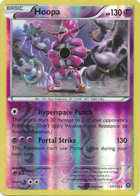Hoopa 51/114 - Reverse Holo-Kantocards