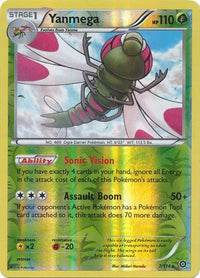 Yanmega 7/114 - Reverse Holo-Kantocards