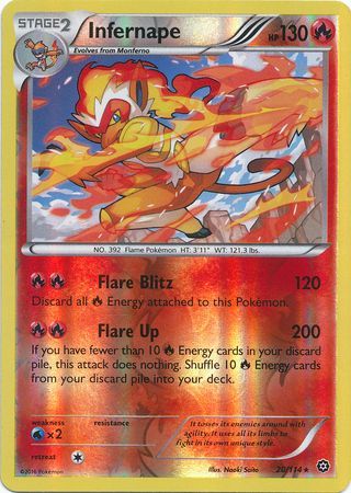 Infernape 20/114 - Reverse Holo
