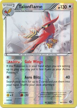 Talonflame 96/114 - Reverse Holo