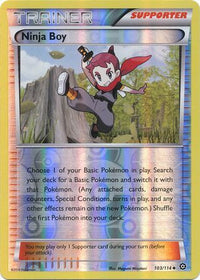 Ninja Boy 103/114 - Reverse Holo-Kantocards