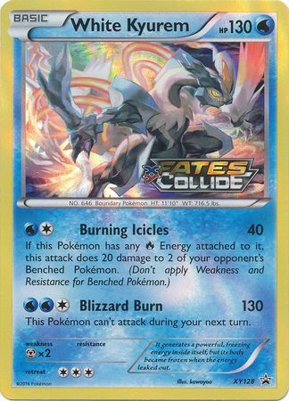 White Kyurem XY128-Kantocards