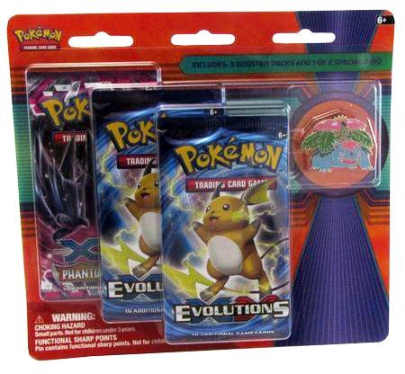 Mega Venusaur Pin 3 Pack Blister