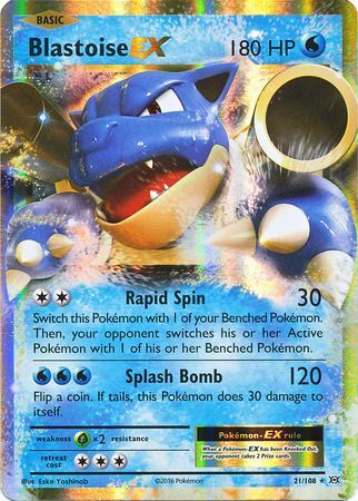 Blastoise EX 21/108