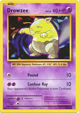 Drowzee 49/108-Kantocards