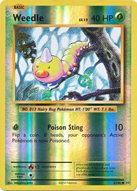 Weedle 5/108 - Reverse Holo-Kantocards