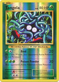 Tangela 8/108 - Reverse Holo-Kantocards