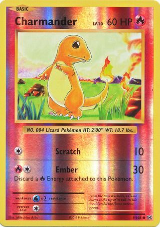 Charmander 9/108 - Reverse Holo