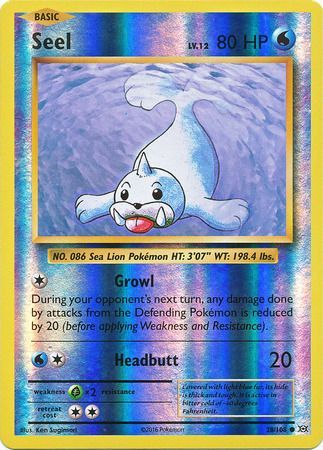 Seel 28/108 - Reverse Holo-Kantocards