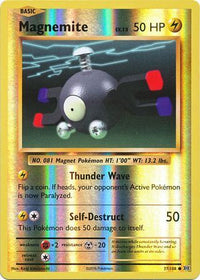 Magnemite 37/108 - Reverse Holo-Kantocards