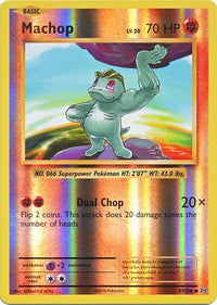Machop 57/108 - Reverse Holo-Kantocards