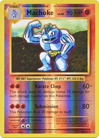 Machoke 58/108 - Reverse Holo-Kantocards