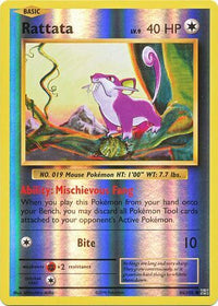 Rattata 66/108 - Reverse Holo-Kantocards