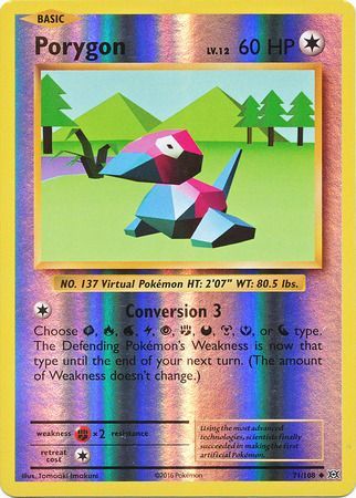 Porygon 71/108 - Reverse Holo