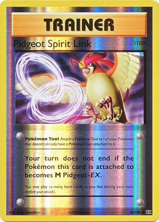 Pidgeot Spirit Link 81/108 - Reverse Holo-Kantocards