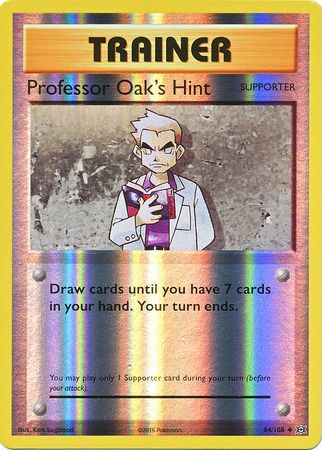 Professor Oak's Hint 84/108 - Reverse Holo