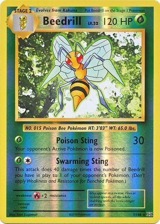 Beedrill 7/108 - Reverse Holo