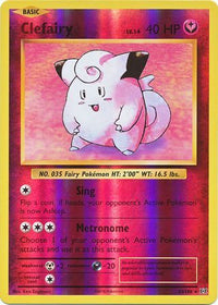 Clefairy 63/108 - Reverse Holo-Kantocards