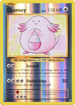 Chansey 70/108 - Reverse Holo