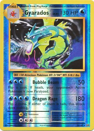 Gyarados 34/108 - Reverse Holo-Kantocards