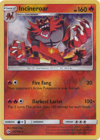 Incineroar 26/149 - Reverse Holo-Kantocards