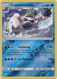 Crabominable 43/149 - Reverse Holo-Kantocards