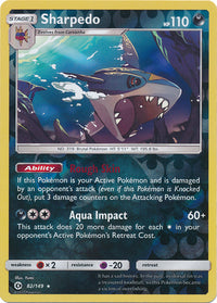 Sharpedo 82/149 - Reverse Holo-Kantocards